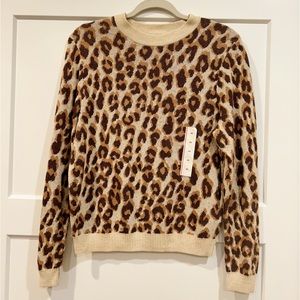 A new day animal print sweater